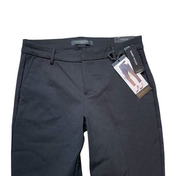 NWT LIVERPOOL The Knit Kelsey Trouser Pants Black Size 4 / 27 - Picture 5 of 10